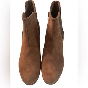 Clarks Collection Suede ankle boots camel brown